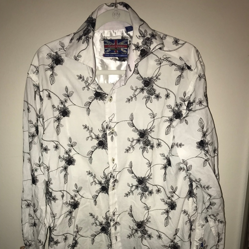 Patterned button down